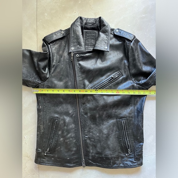ALLSAINTS “RAID” Leather Jacket (Men’s) - Picture 12 of 13